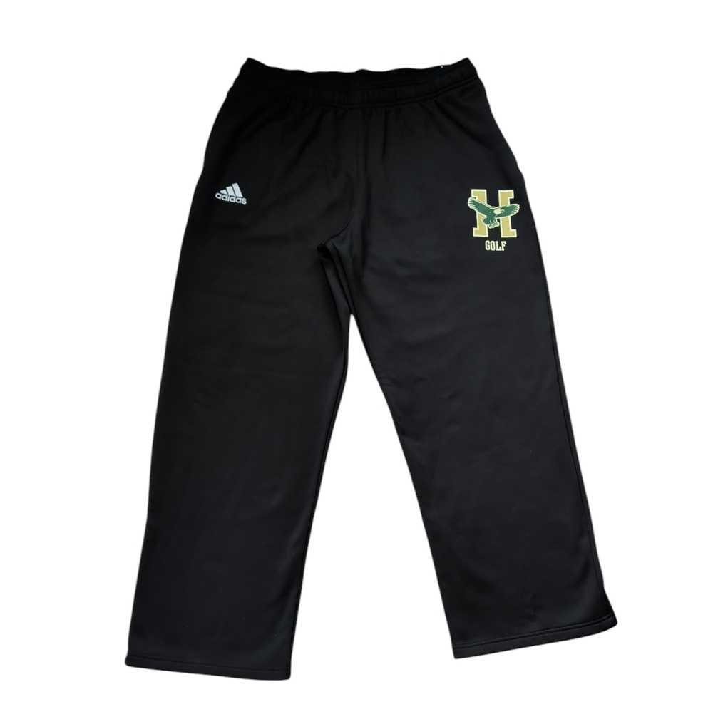 Adidas Climawarm Performance Fleece Pants - "M Golf" Team Edition LARGE Black